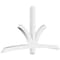 Ekena Millwork Davenport Architectural Grade PVC Gable Bracket, 84"W x 45 1/2"H x 4"D x 4"F, 13/12 Pitch GBP084X46X0404DAV00 - alternate 1